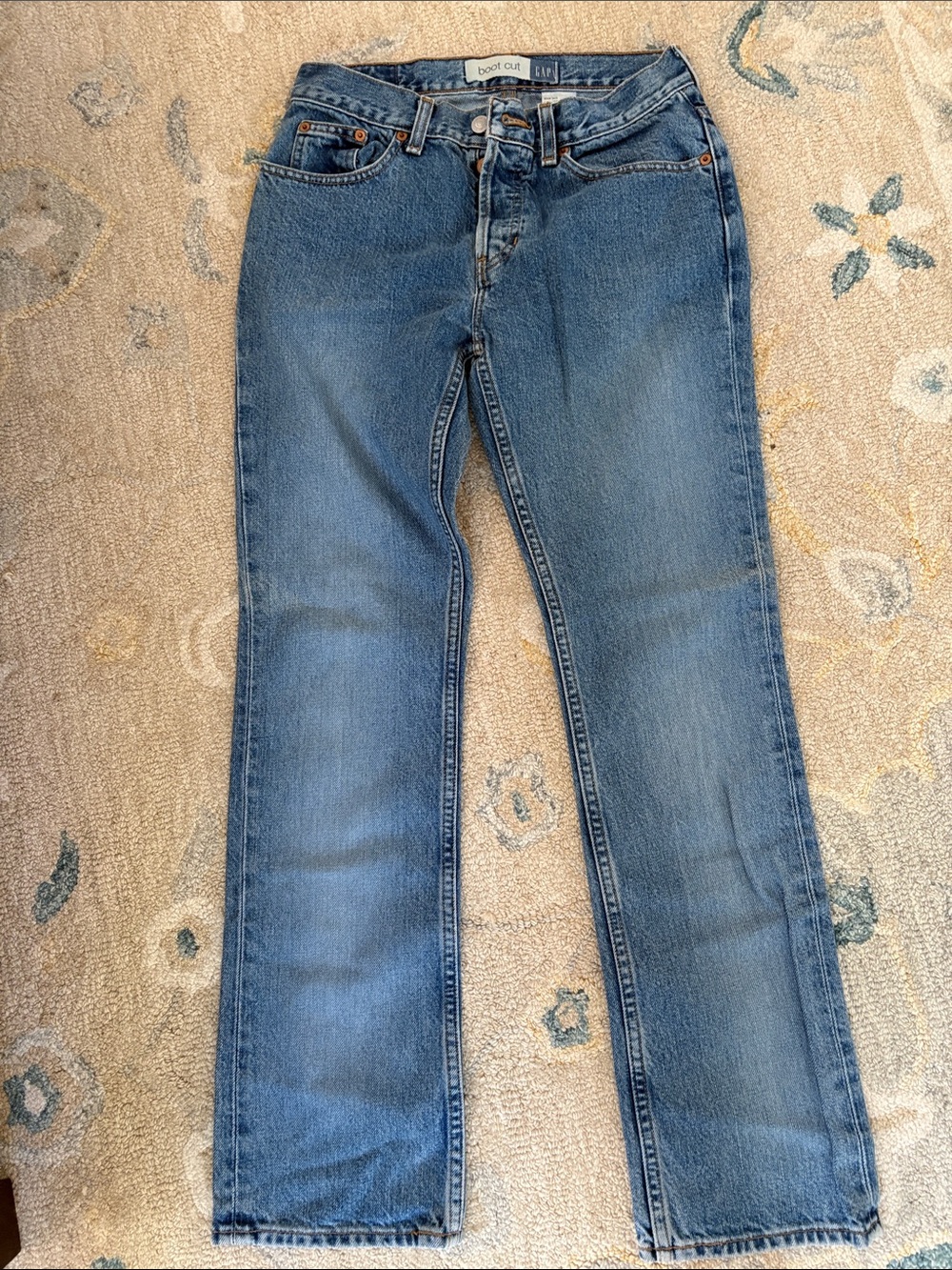 Boot Cut Blue Jeans
